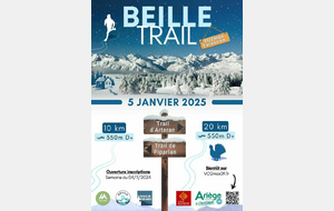 Trail blanc sur le plateau de Beille 5 janvier 2025